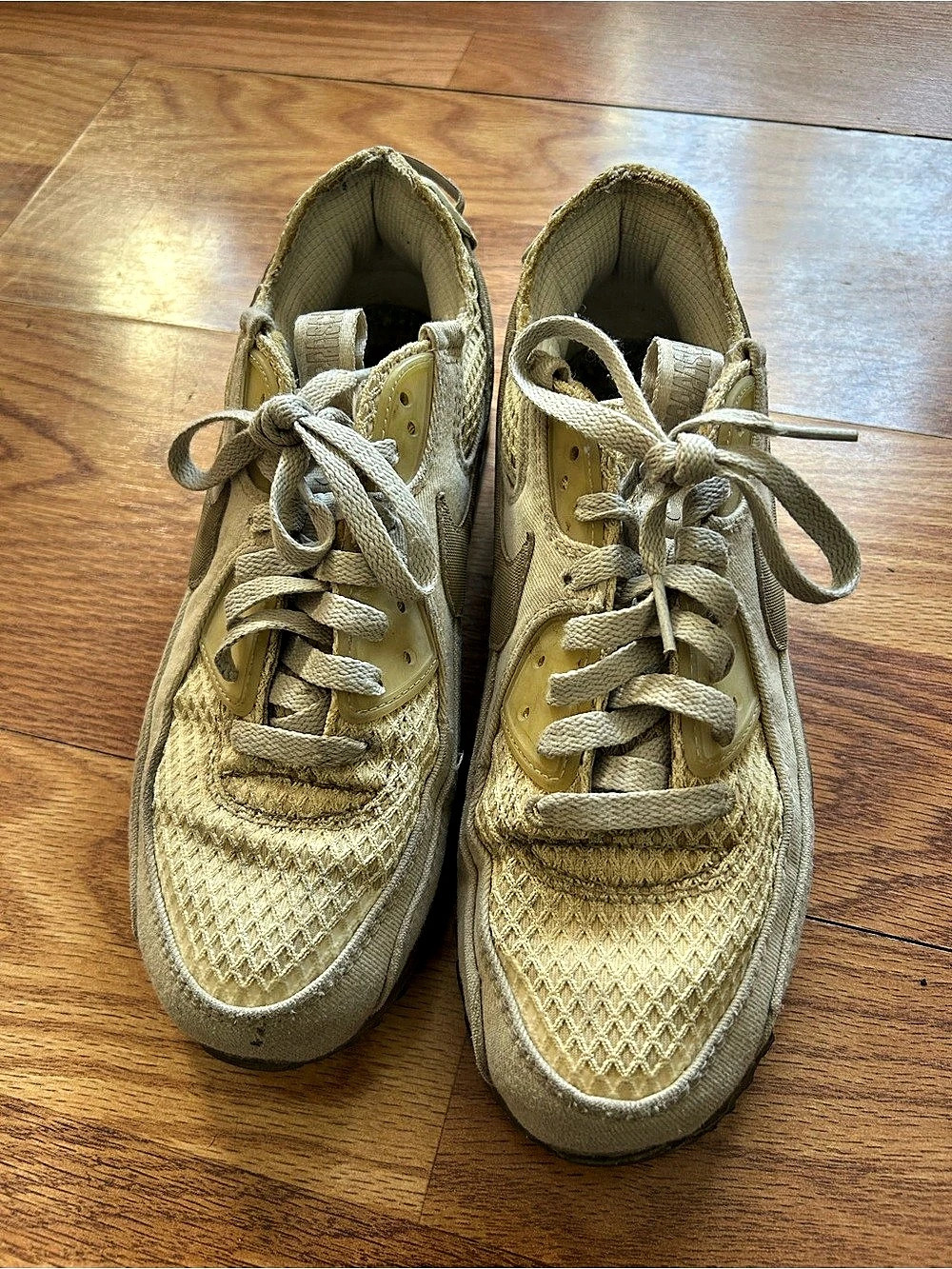 Nike Air Max 90 Sneakers Cream & Brown US 9